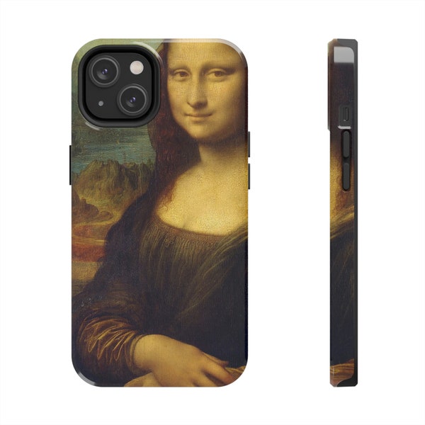 LEONARDO DA VINCI Mona Lisa Fine Abstract Art Tough Phone Case, Case Mate Iphone 6/7/11/12/13 Mini/pro/max