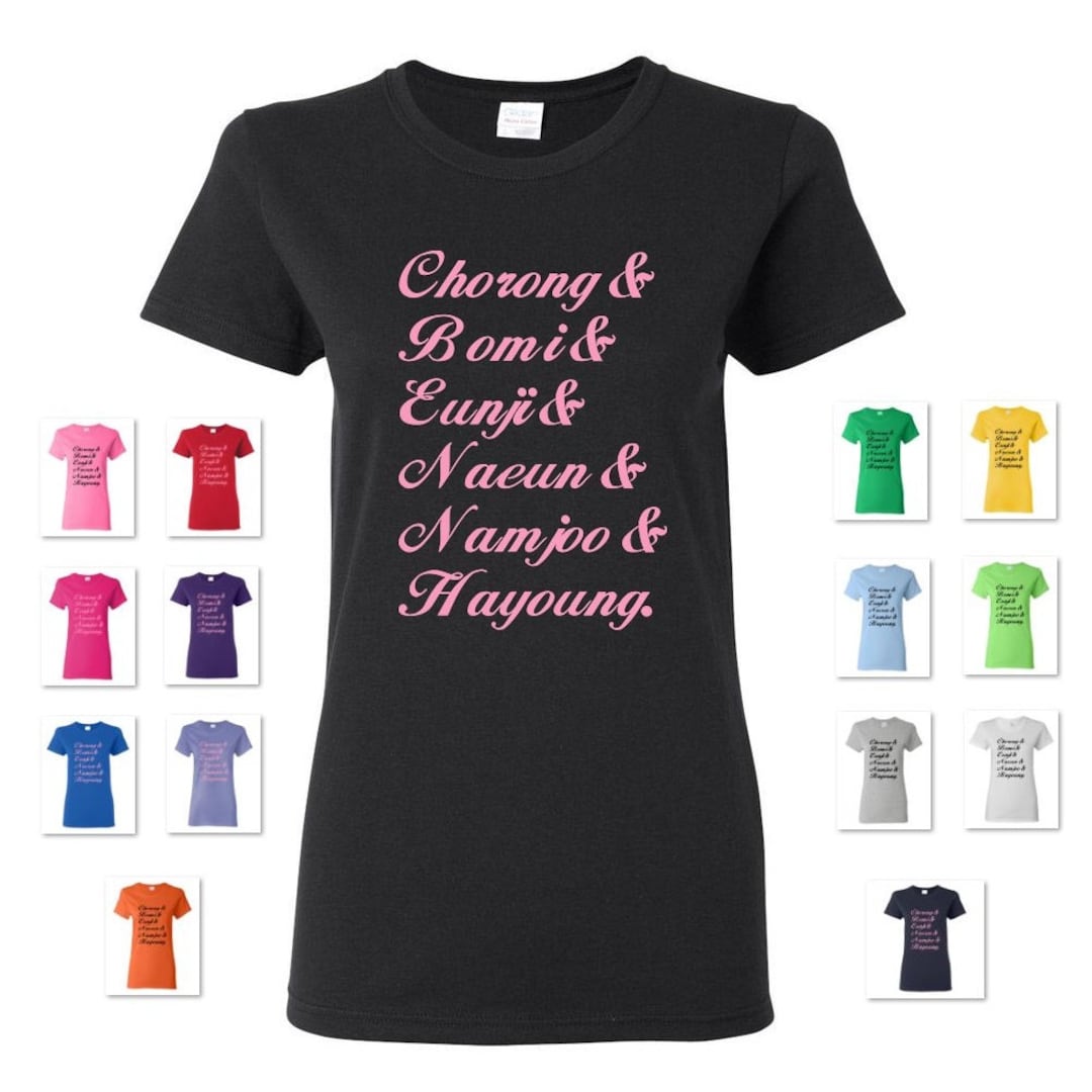 APINK Members Name KPOP PANDA Fan Chorong Bomi Eunji Naeun - Etsy