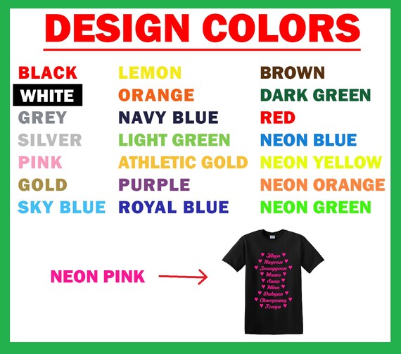 Twice Members Official Colors - twice 2020