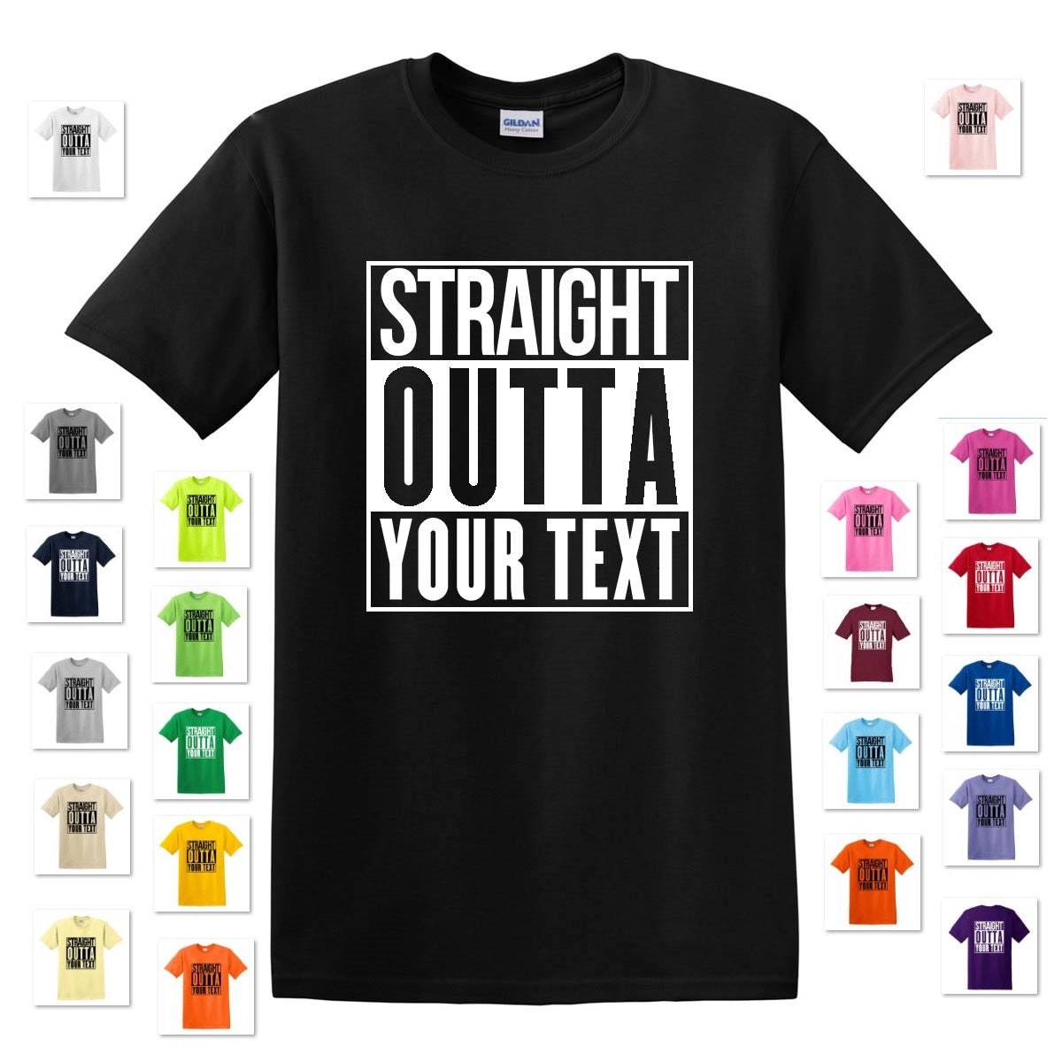 N.W.A NWA Straight Outta Compton Classic Logo T-Shirt - Cyberteez