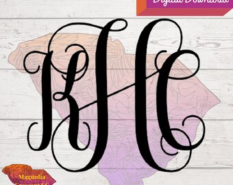 Download Monogram Kk Etsy