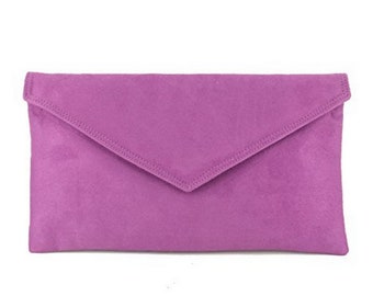 Sac Mariage élégant Pochette Enveloppe Faux Daim - Sac à Main Élégant Pour Soirées Et Occasions Spéciales Sac Bandoulière Amovible