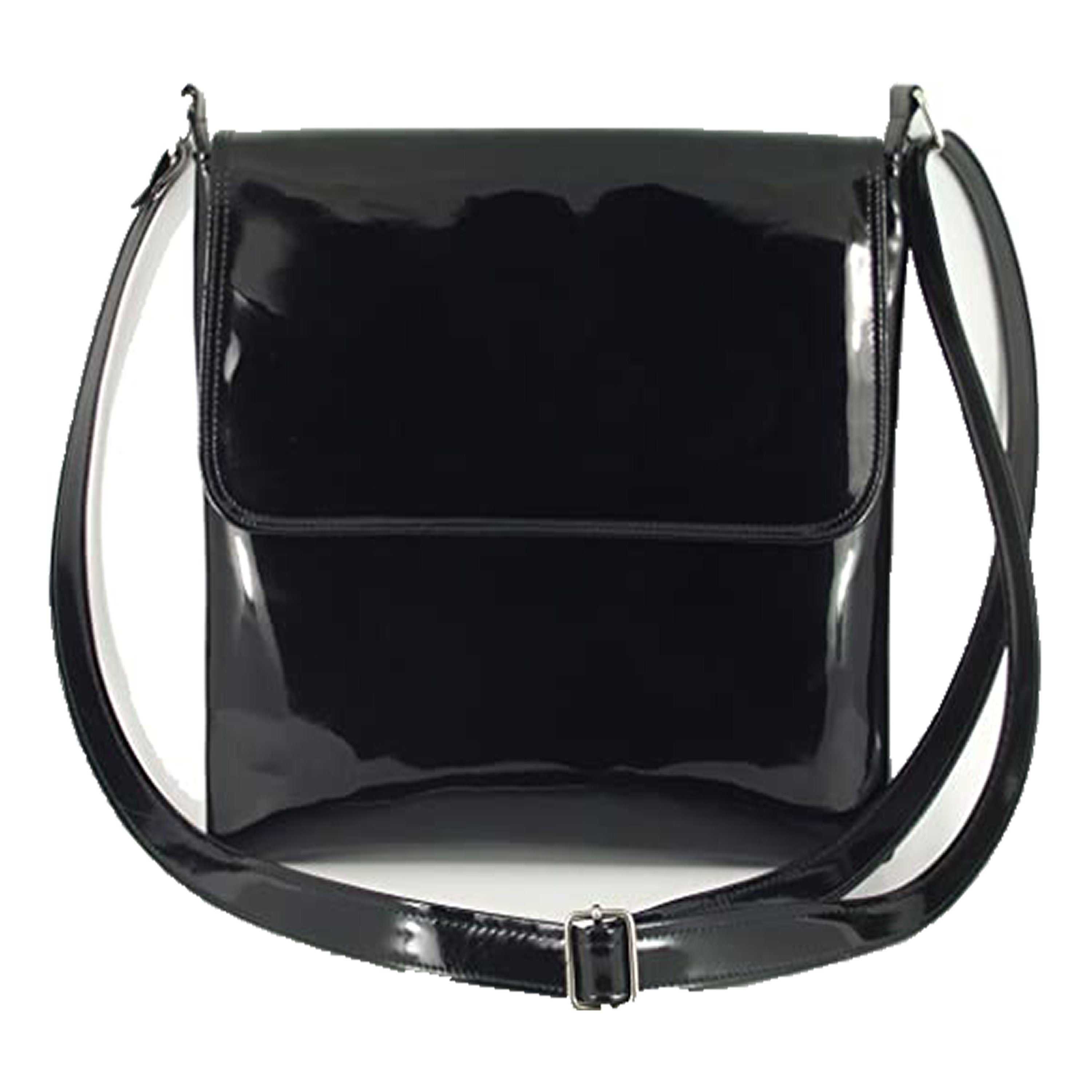 Patent leather crossbody bag Courrèges Black in Patent leather - 36477592