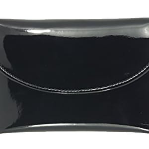 Monedero, monedero, cartera, bolso de mano, cartera de piel sintética con diseño de charol para mujer de LONI