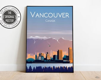 Vancouver Poster Etsy