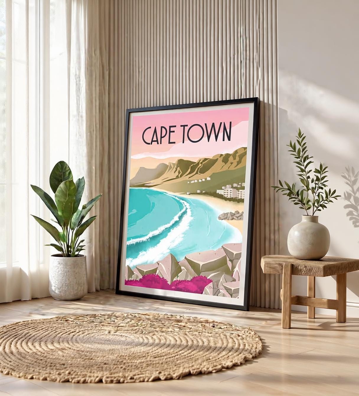 【限定セット】エスコルタ 掲載10ページセット(ポスターサイズ) Cape Town Vintage Travel Poster, Enhanced Matte Paper Print - Etsy