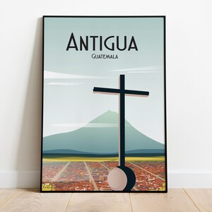Antigua GuatemalaTravel Poster | Enhanced Matte Paper perfect for your wall ! Sizes: (inches) 8x10 12x16 18x24 24x36