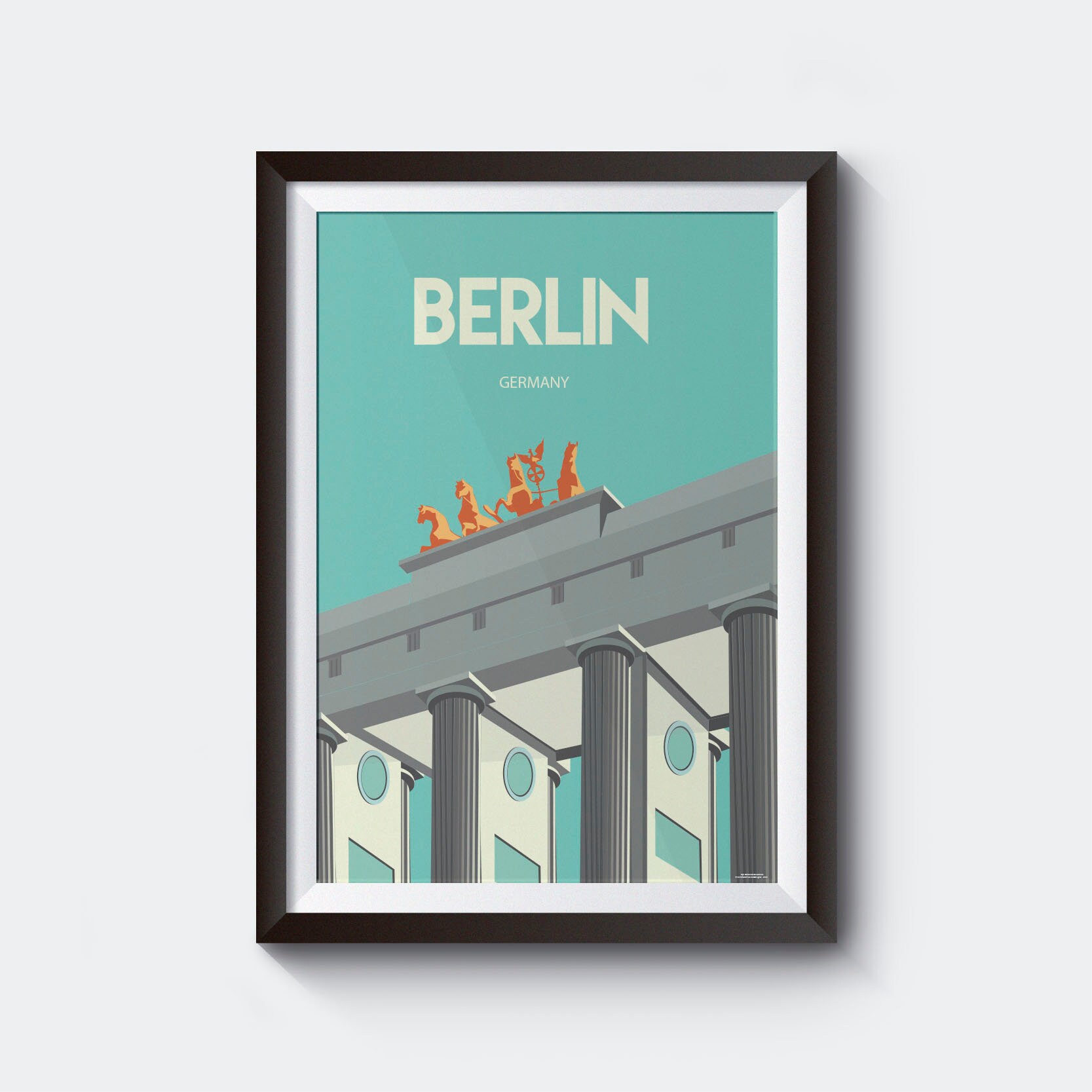 Gate Berlin Germany Print. Travel Etsy