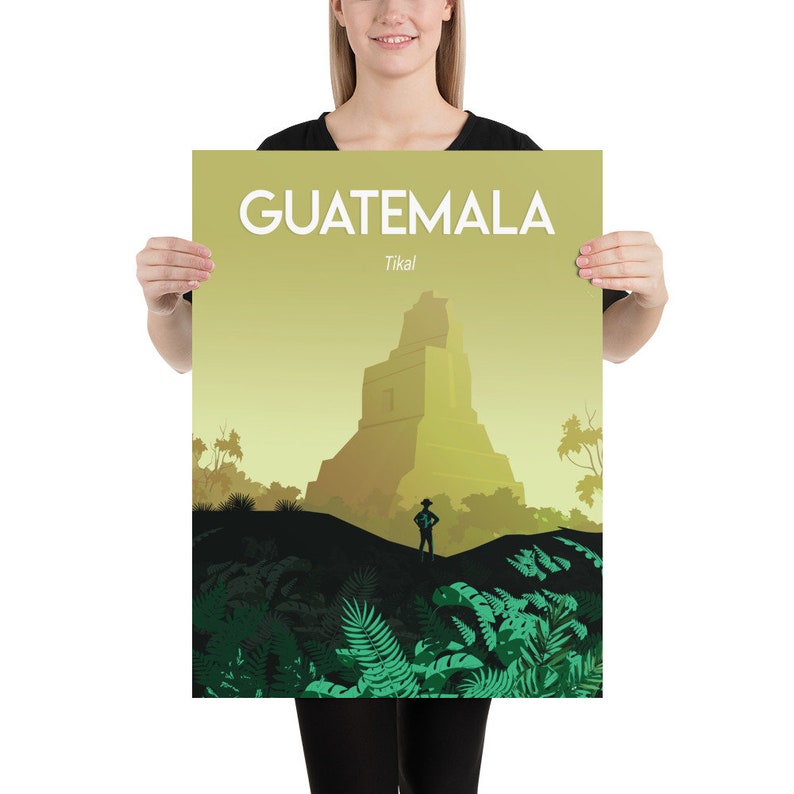 guatemala tourism poster