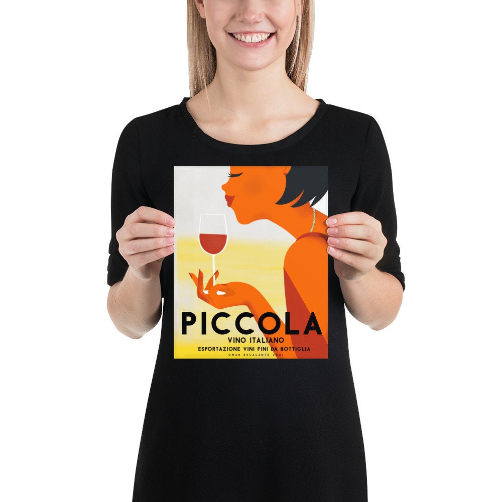 Vintage Italian Alcohol Advertising Poster Italian Retro Ads