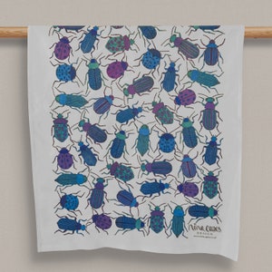 Bug Design Tea Towel