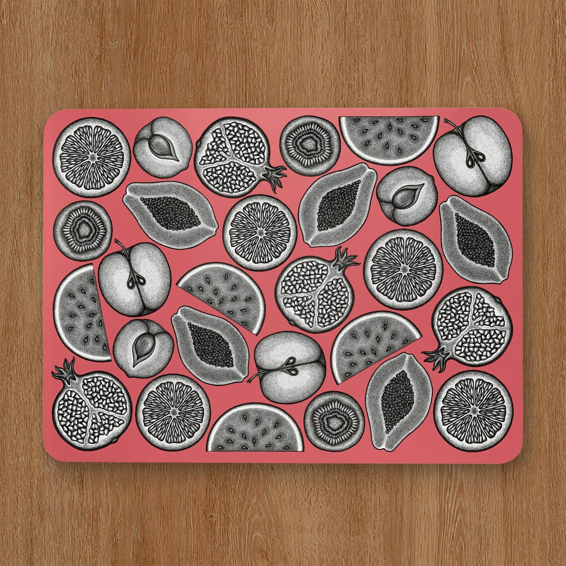 Fruit Design Placemats / Table Mats multicolour Set of 4 Etsy UK