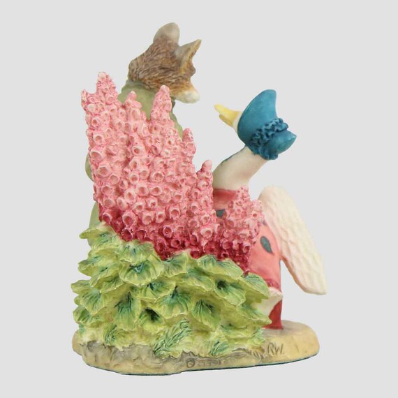 【M様・ご確認】Jemima Puddleduck Meets Foxy】 Jemima Puddle Duck and Foxy-whiskered Gentleman Border Fine Arts