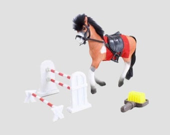 Toy Horse Brown With Jump