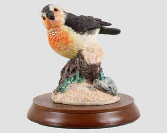 Miniature Robin On Log Border Fine Arts Birds