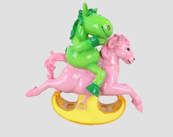 Rocking Horse And Pony Money Box Green