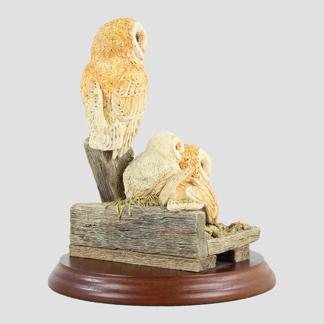 月光肖像ボーダーファインアートフクロウ - Etsy 日本