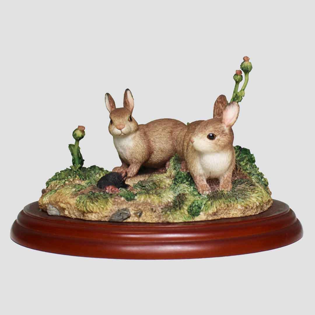 Surprise Border Fine Arts Rabbits - Etsy