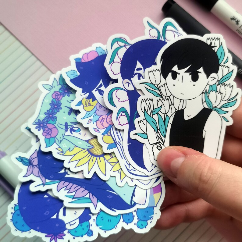 OMORI Fan Art Stickers / Matte or Waterproof Vinyl 3 Inch Etsy
