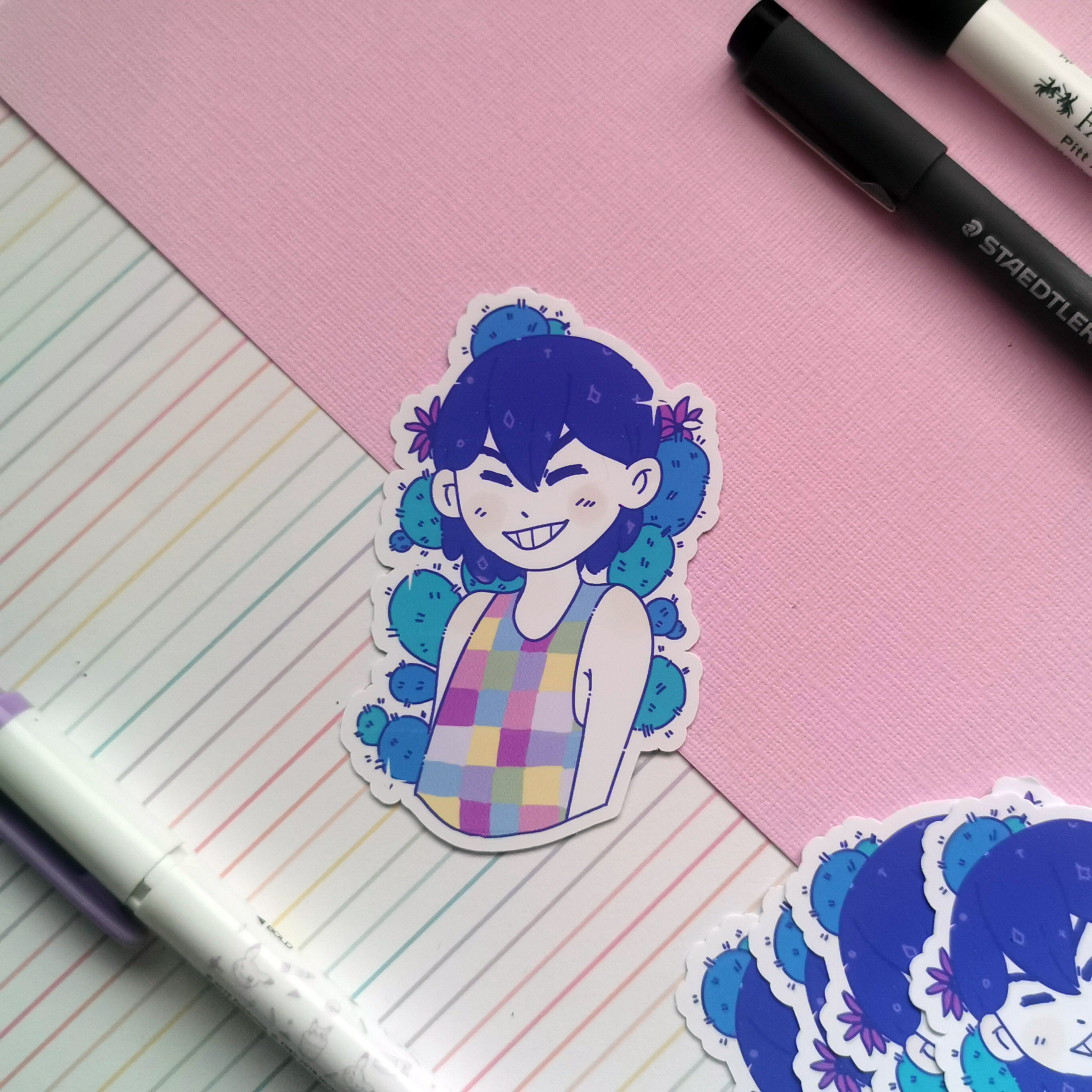 OMORI Stickers Vinyl Omori Fan Art Omori Basil Omori Etsy Australia