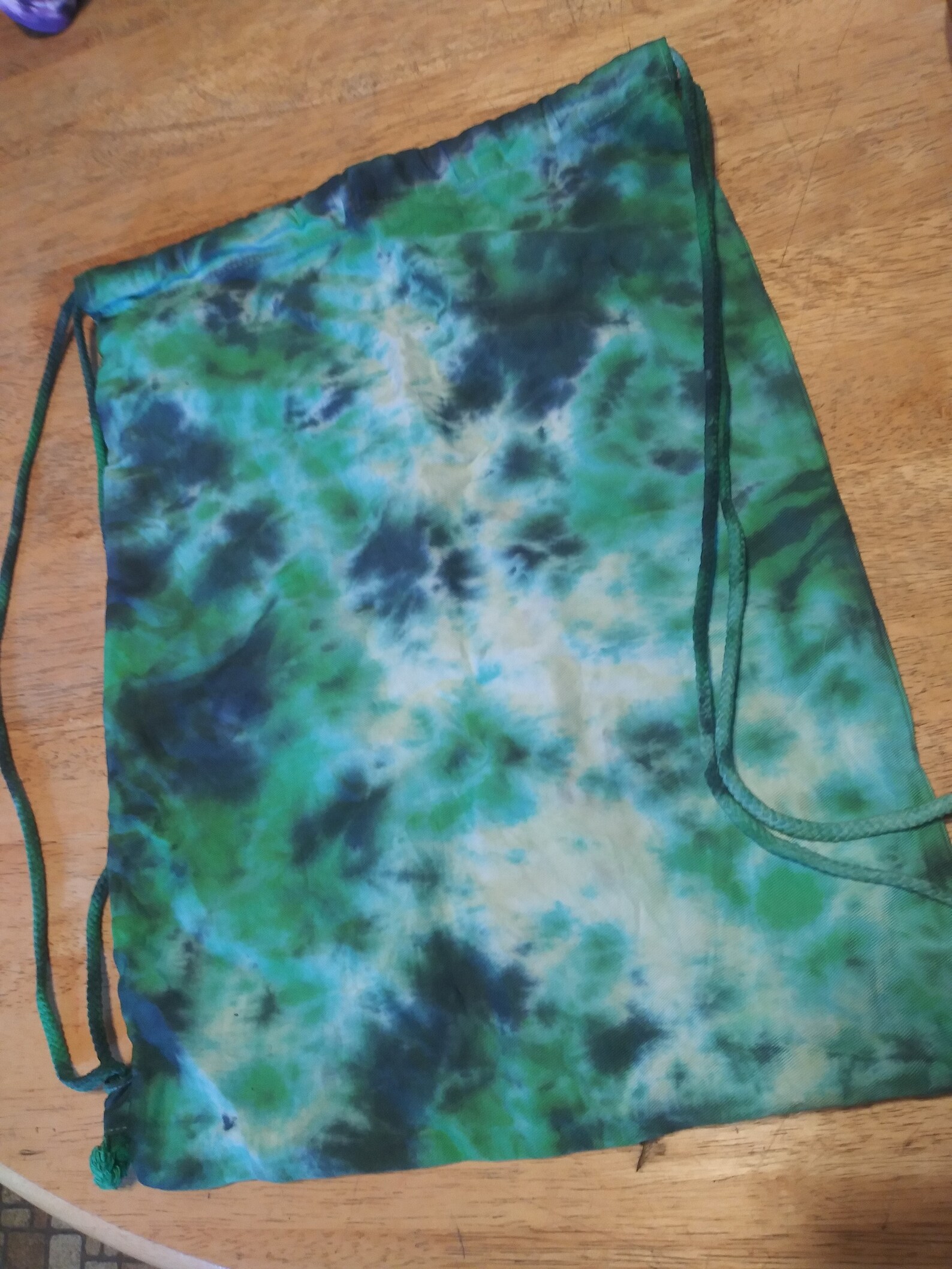 Tie dye string back pack with different colors Etsy