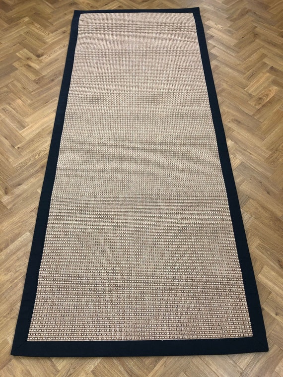 Natural Faux Sisal Rug / Runner / Rug With Border / Small Etsy