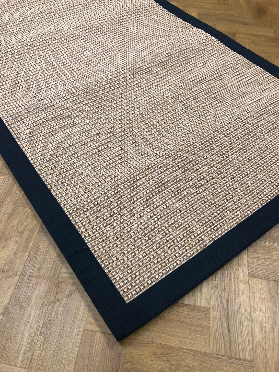 Natural Faux Sisal Rug / Runner / Rug With Border / Small Etsy