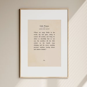 Little Women Quote Print, Little Women Printable Wall Art, Book Quote Print, Vintage Little Women, Little Women Poster,Louisa May Alcott Art
