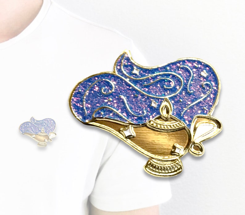 ENCHANTED ENAMEL PINS discounted : up house chain beauty beast rose magic gold fantasy image 7