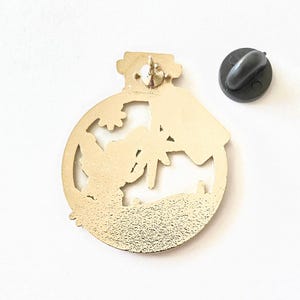 Potion Bottle Glow in the Dark Enamel Pin with Clear Finish image 3