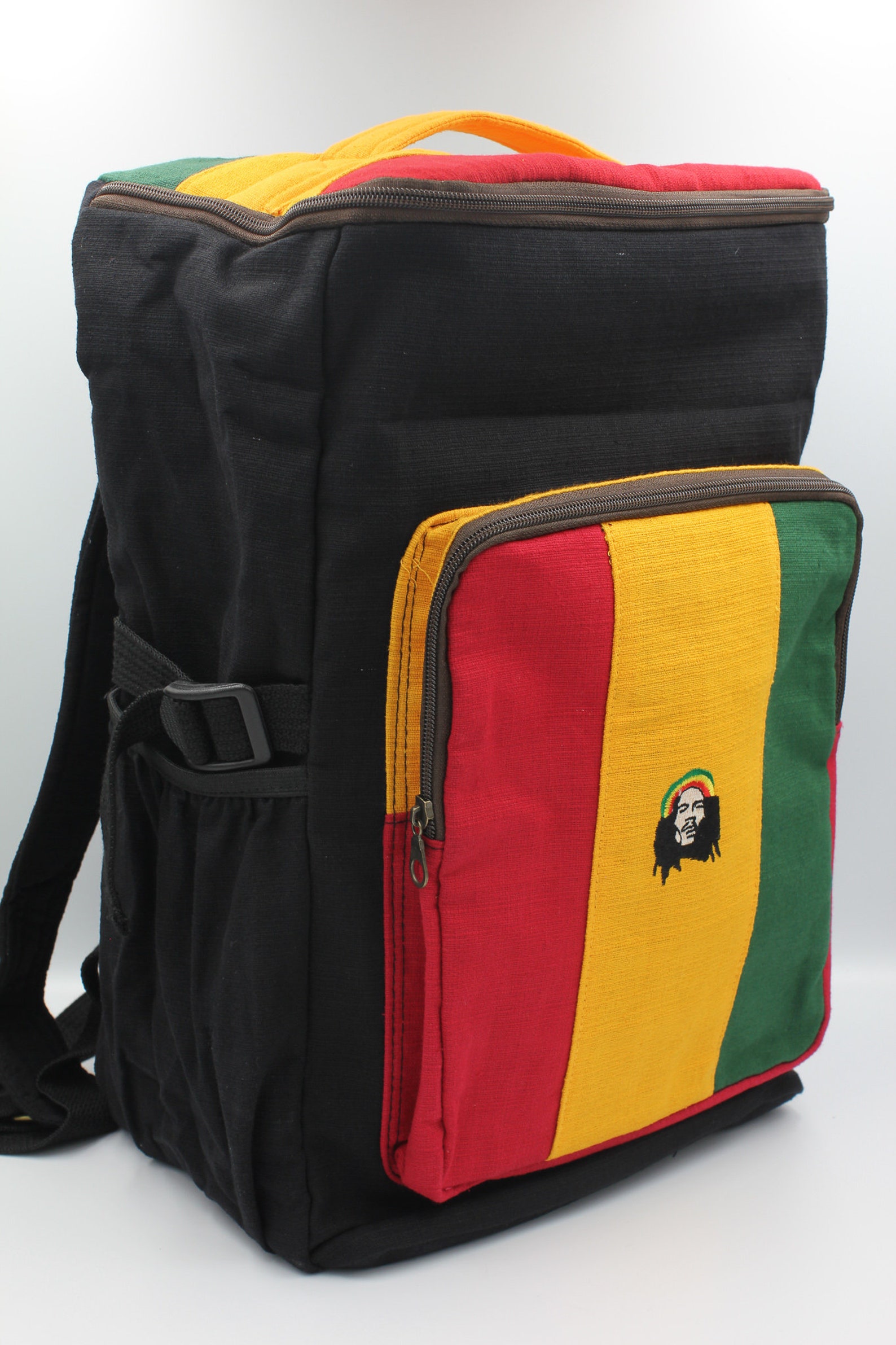 Northernthai Rasta Box Backpack with Bob Marley logo 3 colors Etsy