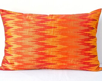 orange outdoor pillows
