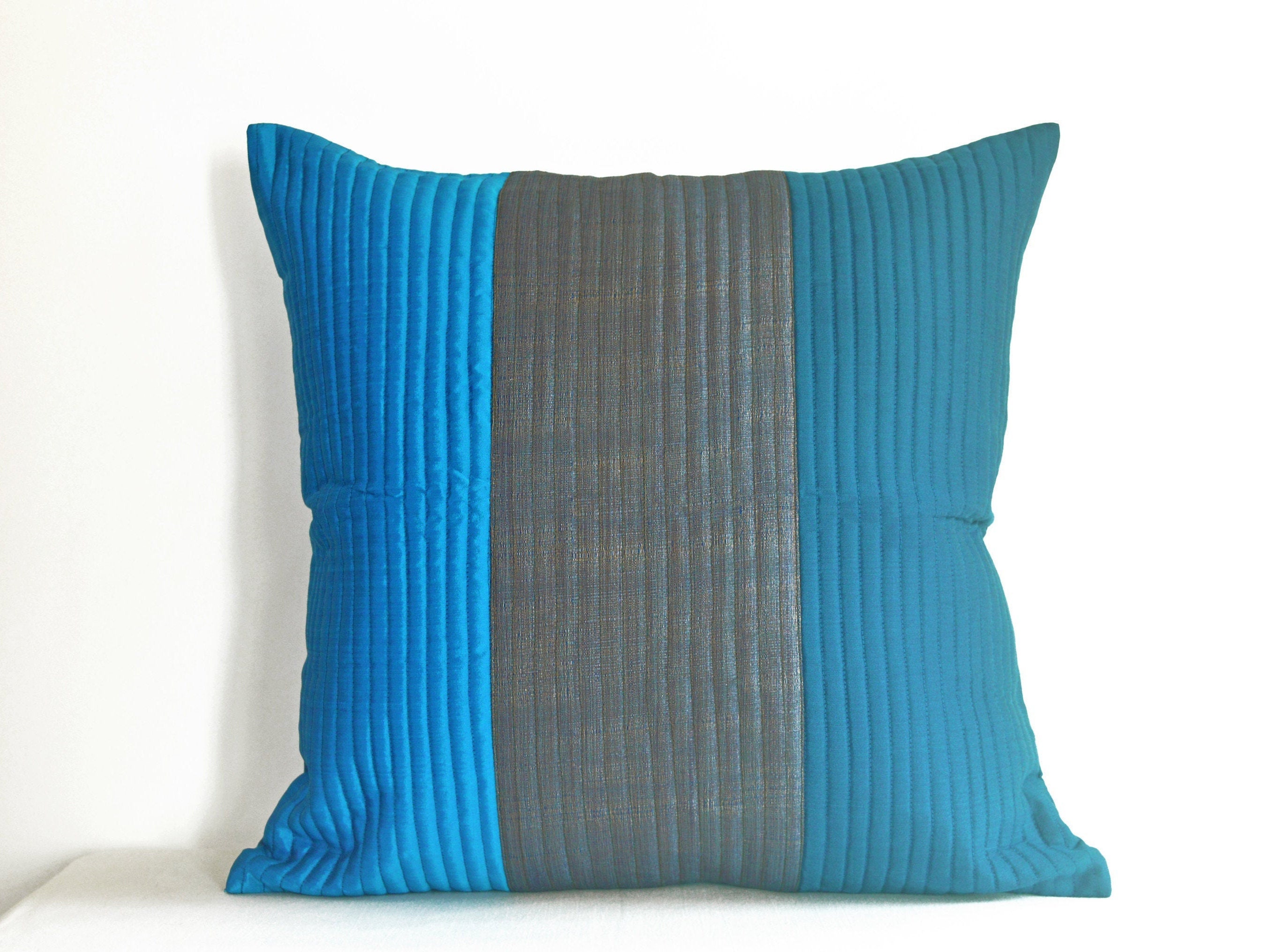 Blue throw pillow covers 20x20 blue cushion cover bedroom Etsy