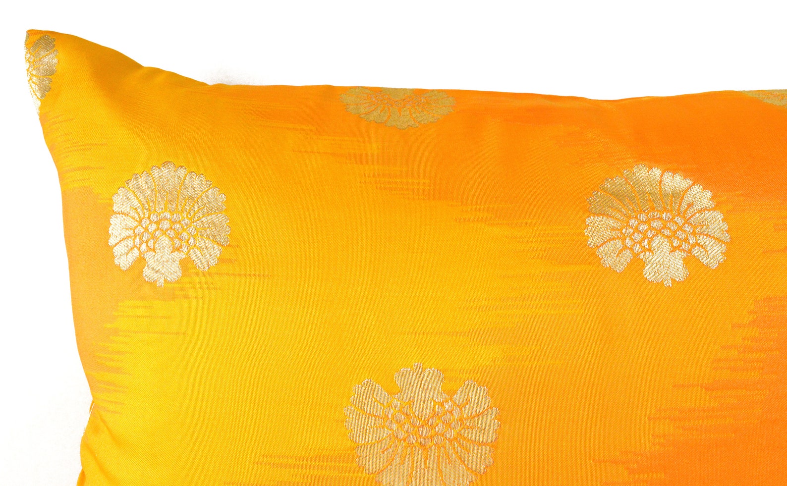 Bright yellow pillow cover lumbar cushion cover yellow Etsy