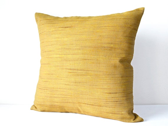 Textured yellow throw clearance pillows
