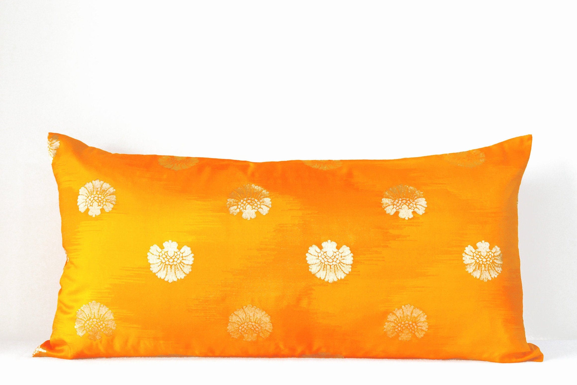 Bright yellow pillow cover lumbar cushion cover yellow Etsy