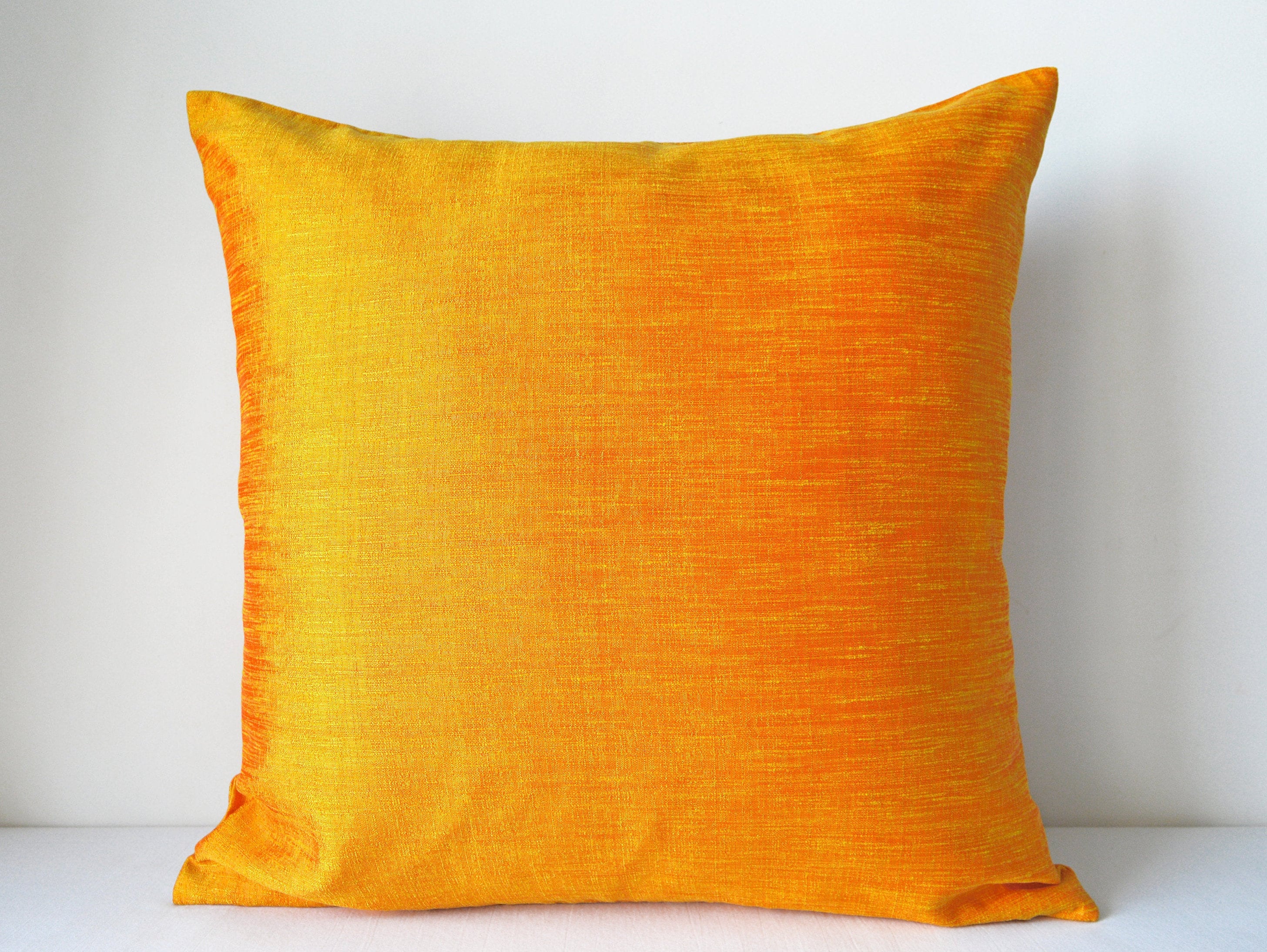 bright yellow throw pillows