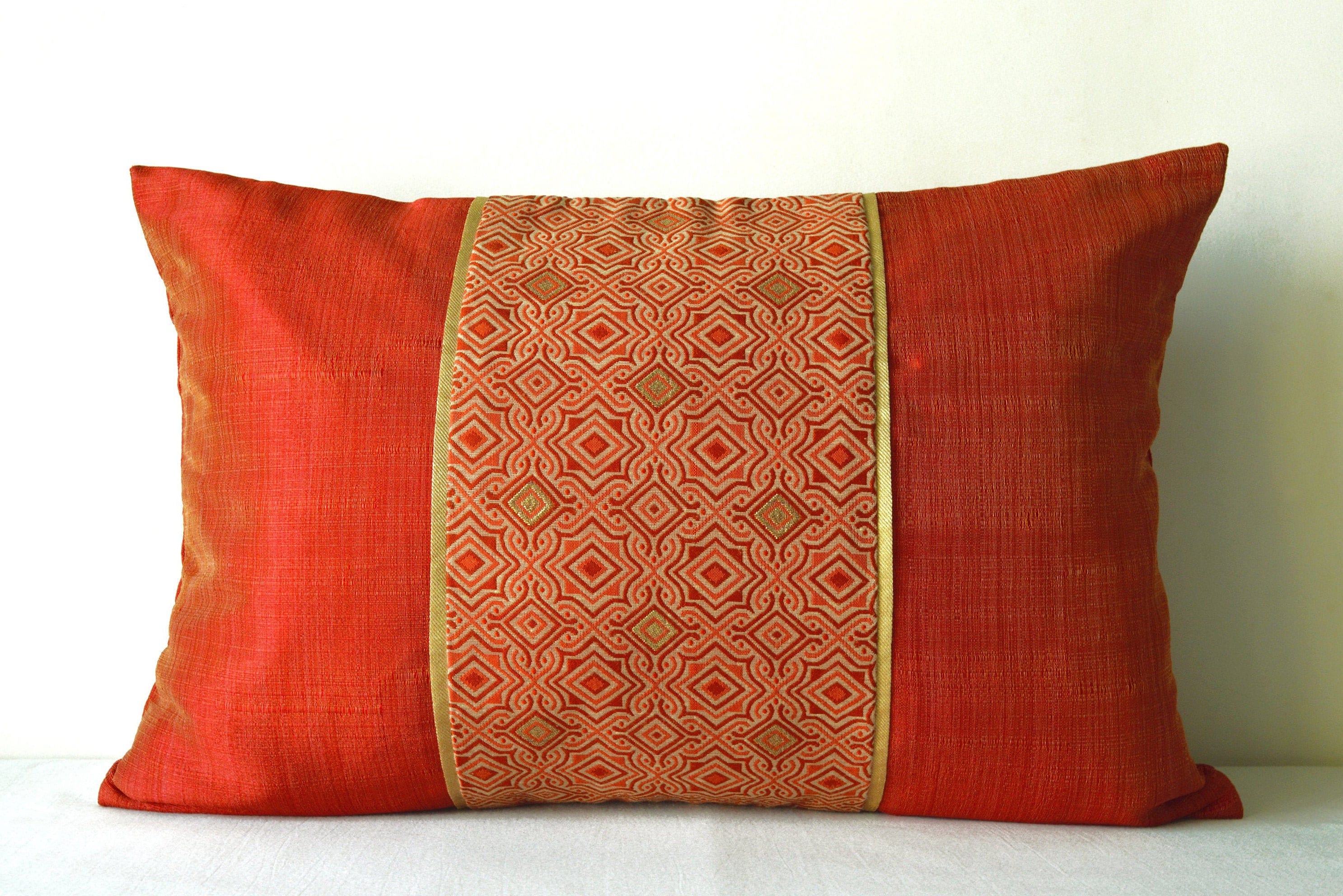 rust colored pillow covers