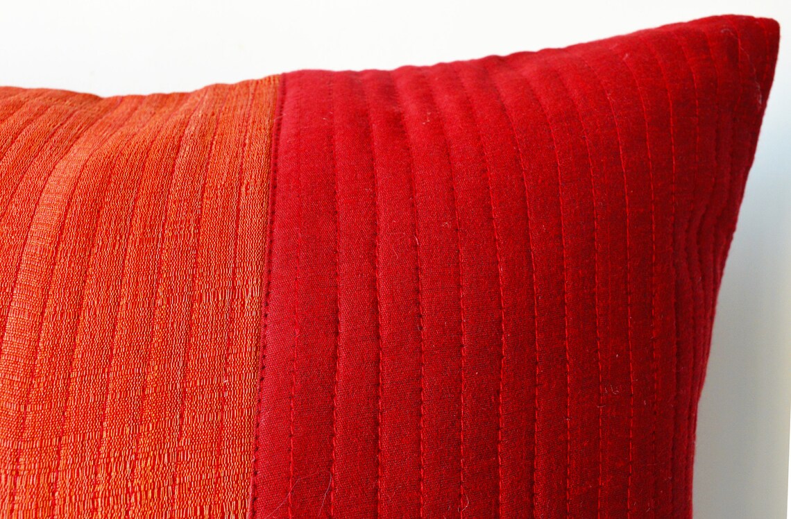 Red pillow covers 20x20 pillow cover 18x18 throw pillow covers Etsy