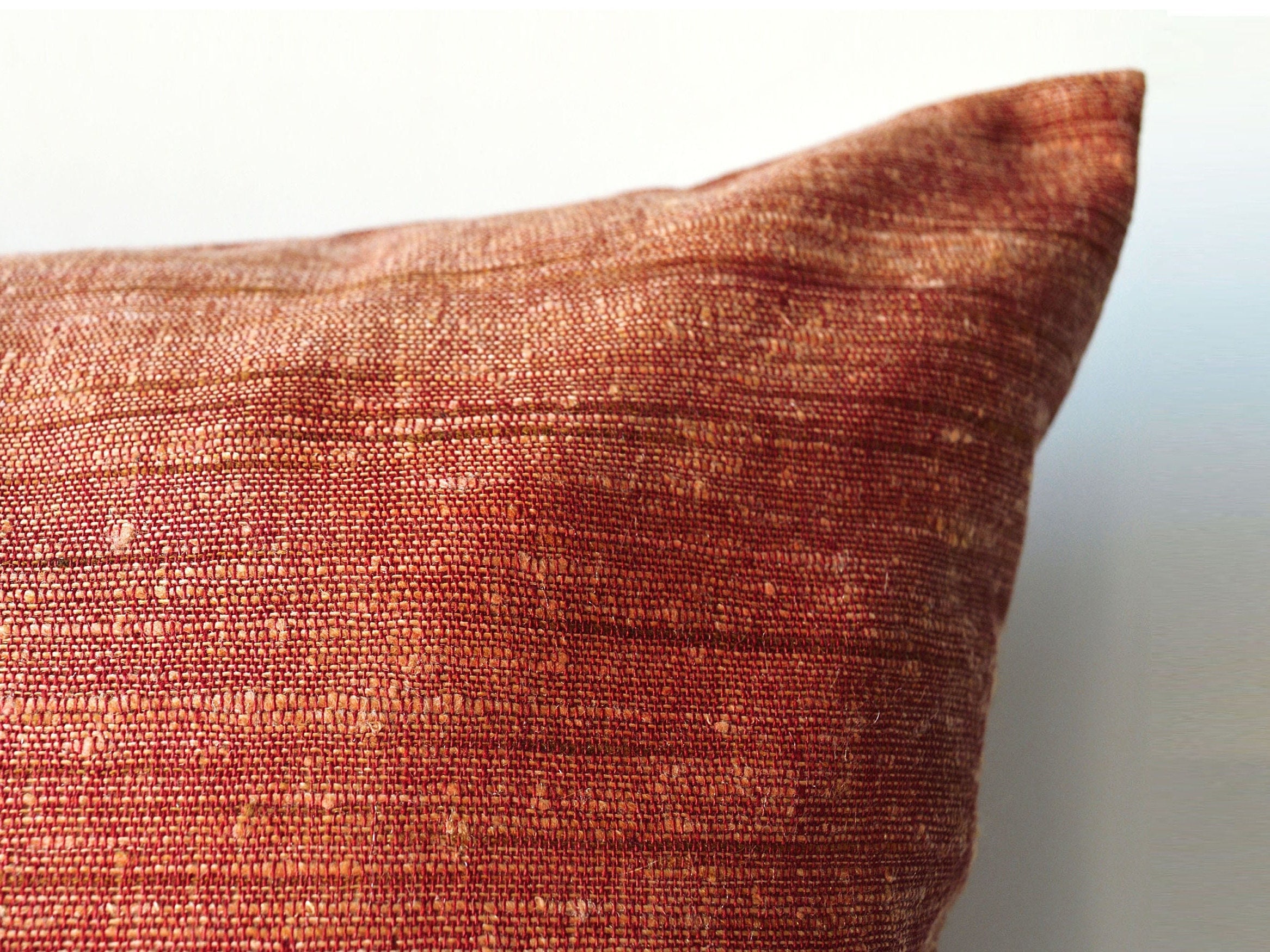 Large top terracotta cushions