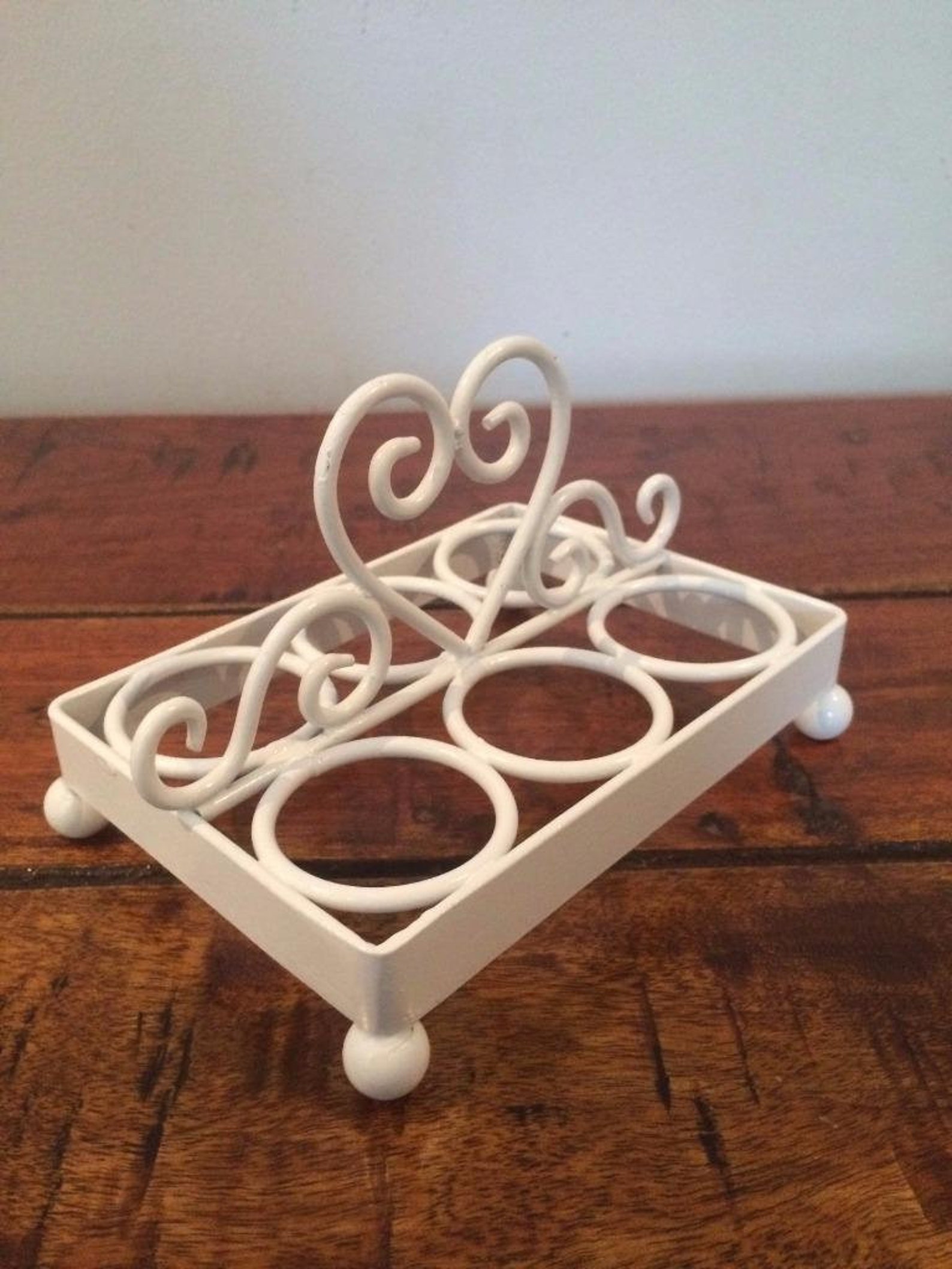 Beautiful Country Style Egg Holders in Antique White or Black Etsy
