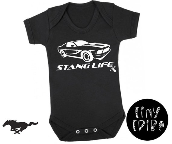ford mustang baby onesie
