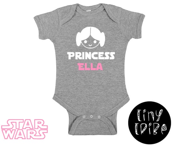 princess leia baby onesie