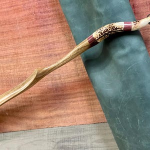 Fathers Day Gift Wooden shoe handle long handmade handle - exclusive large shoe horn vintage shoe horn Luxury pen gift