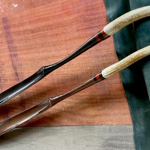 Fathers Day Gift Wooden shoe handle long handmade handle - exclusive large shoe horn vintage shoe horn Luxury pen gift