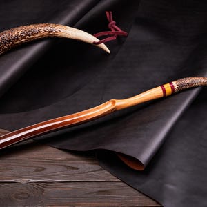 Fathers Day Gift Wooden shoe handle long handmade handle - exclusive large shoe horn vintage shoe horn Luxury pen gift