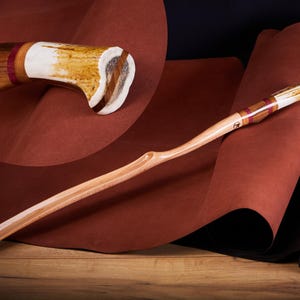 Fathers Day Gift Wooden shoe handle long handmade handle - exclusive large shoe horn vintage shoe horn Luxury pen gift