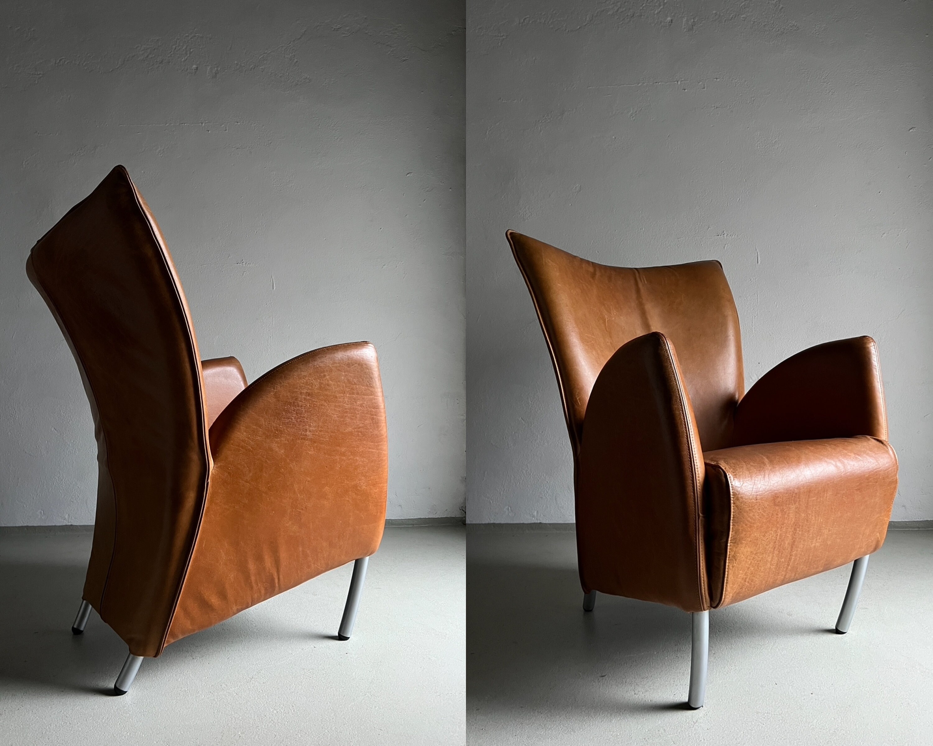 Buy Cognac Leather Chair Online In India Etsy India
