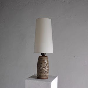 Podstawa lampy stołowej z kamionki | Irma Yourstone | Szwecja | Mid-Century