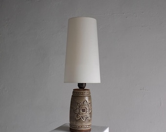 Steingut Tischlampensockel | Irma Yourstone | Schweden | Mid-Century